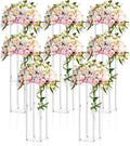 Tall Acrylic Vase 8-Pack Centerpieces 28in - Elegant Clear Display