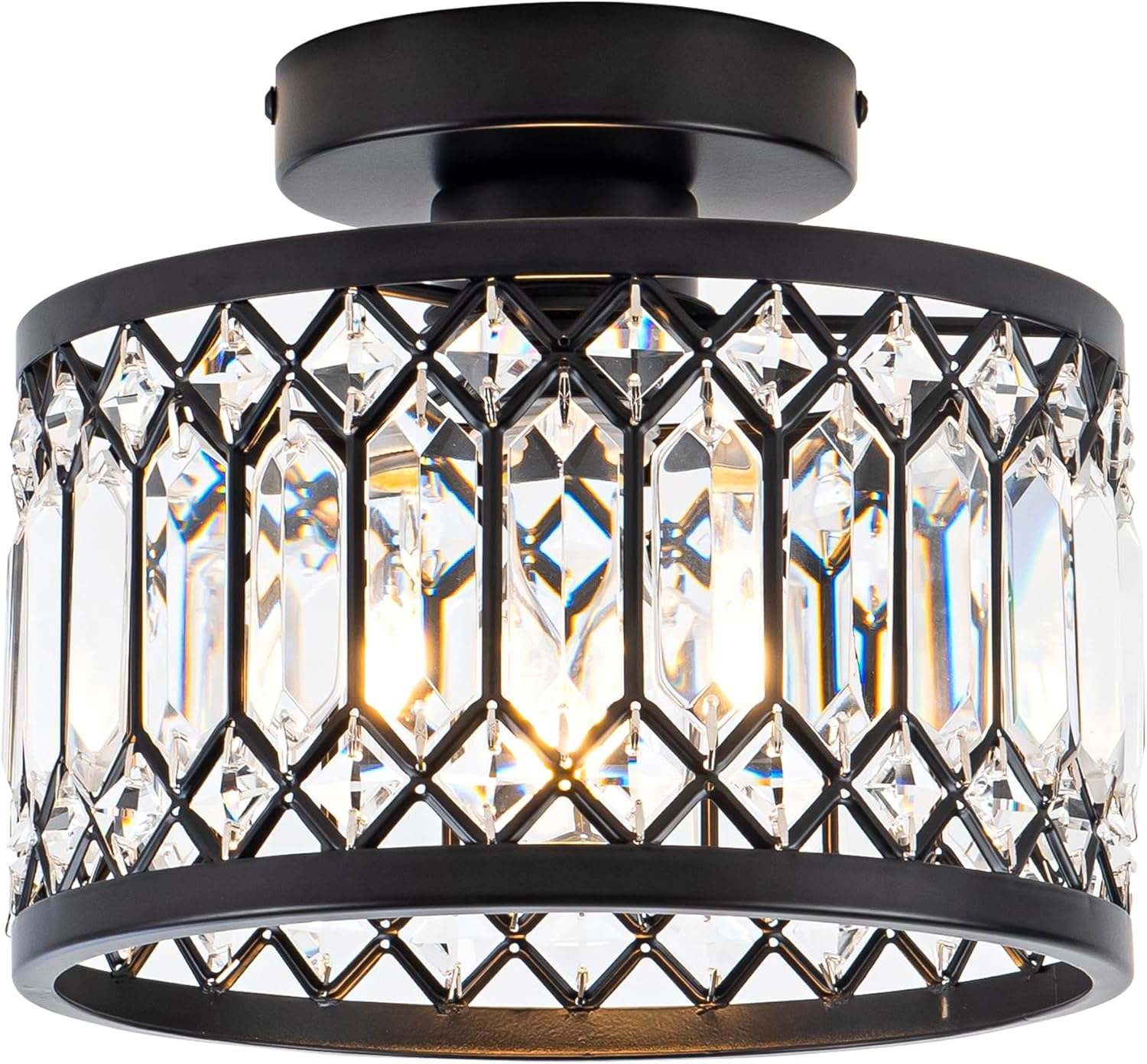 Modern Crystal Ceiling Light Fixture for Elegant Home Decor