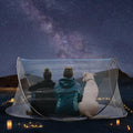 EighteenTek Transparent Weatherproof Sports Tent - Cold Protection & Instant Setup!