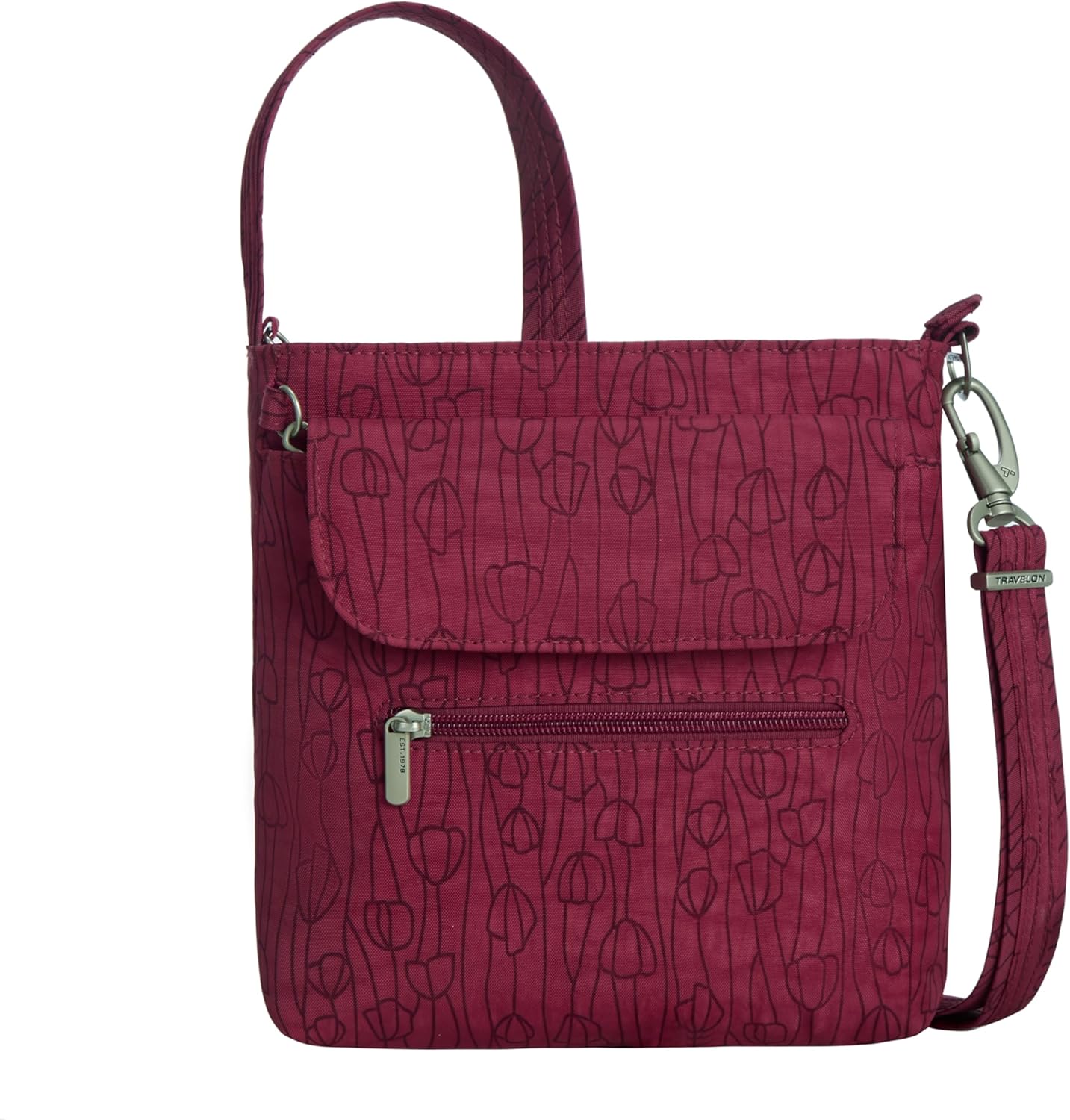 Travelon Anti-Theft Classic Mini Shoulder Bag for Secure Travel