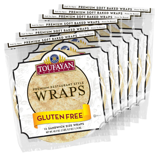 Toufayan Gluten Free 12 Inch Sandwich Wraps for Foodservice