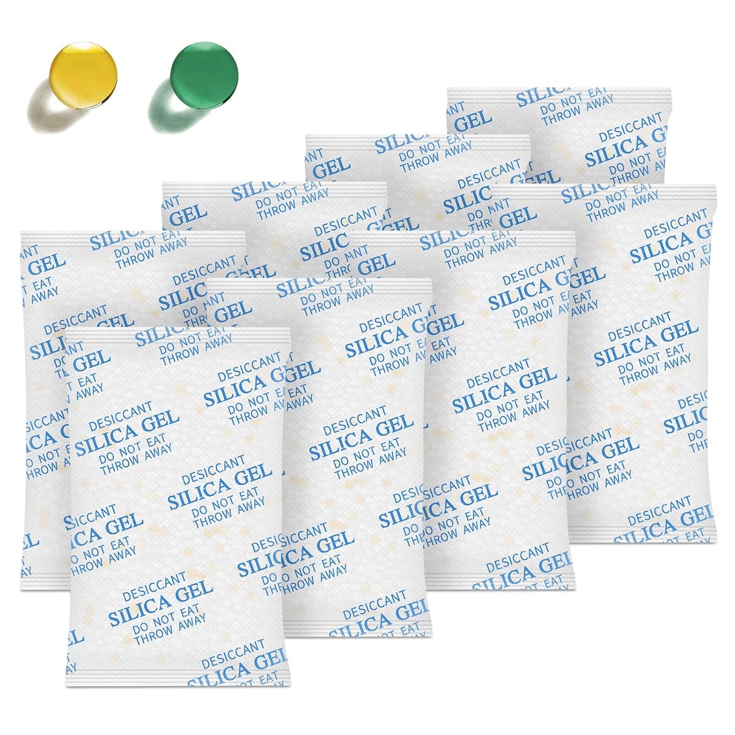 Silica Gel Packets for Food Storage and Electronics - 35 Packs