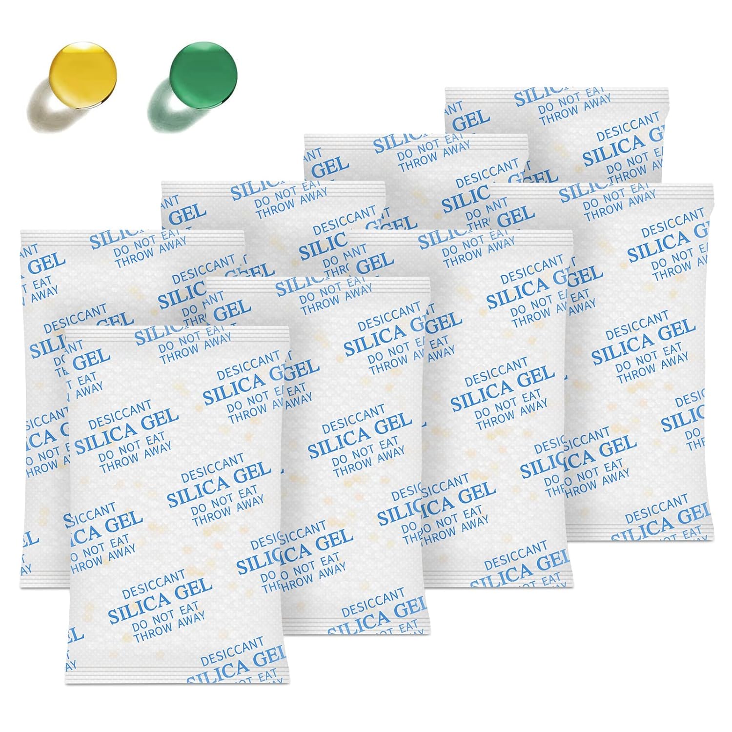 Silica Gel Packets for Food Storage and Electronics - 35 Packs