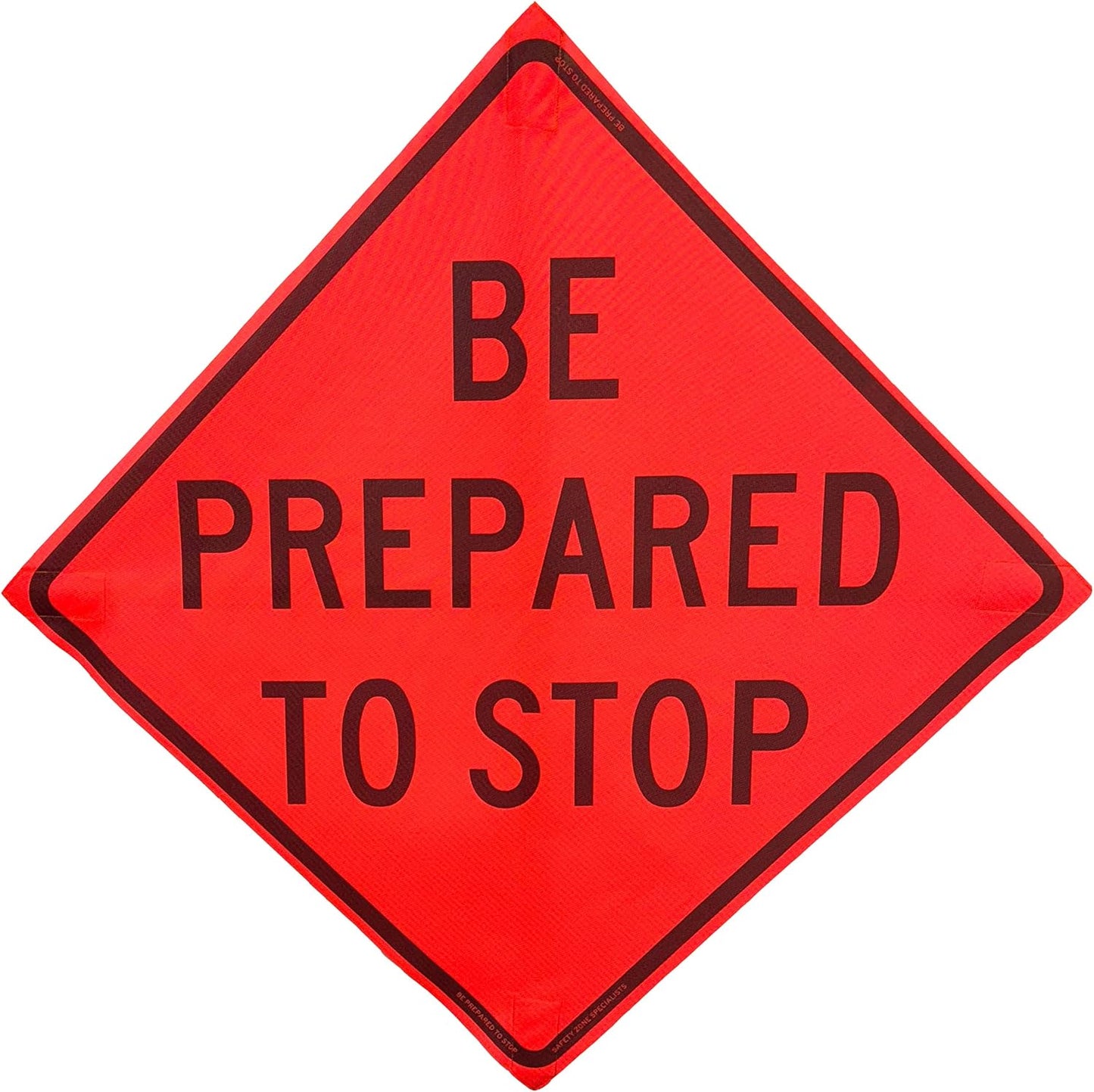 OrangeGear 48 x 48 MUTCD Compliant Safety Mesh Traffic Signs