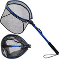 Folding Rubber Fishing Net for Kayak Fishing - Compact Collapsible