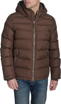 Tommy Hilfiger Men's Hooded Puffer Jacket - Warm, Classic Look