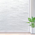 rabbitgoo Window Privacy Film Frosted Glass Film - Wave Pattern