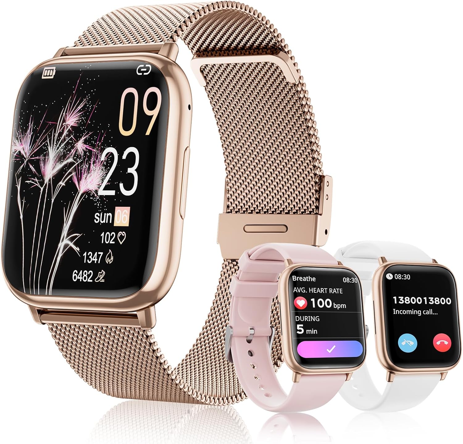 Smartwatch for Women with Fitness Tracking and Health Monitoring