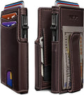 Men Wallet with Money Clip and RFID Blocking Card Holder - Slim Front