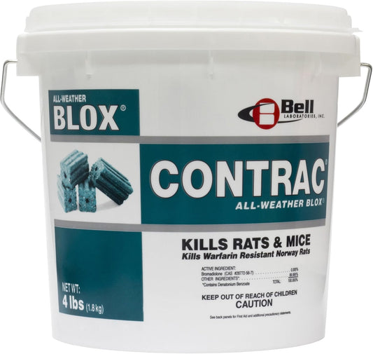 Contrac Blox 4lbs for Effective Rodent Control Solutions