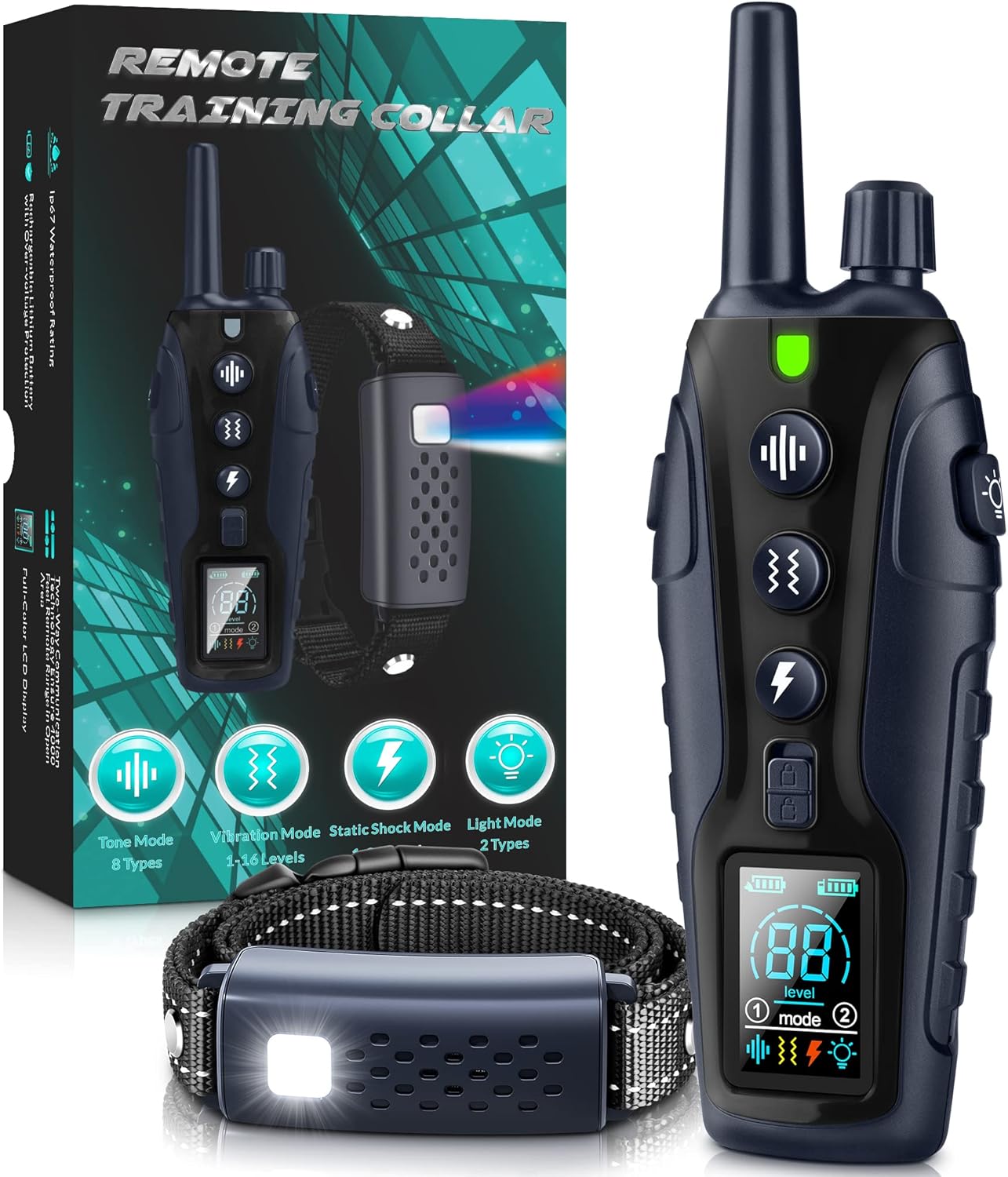 Dog Training Collar with Remote - 4000FT Waterproof e Collar