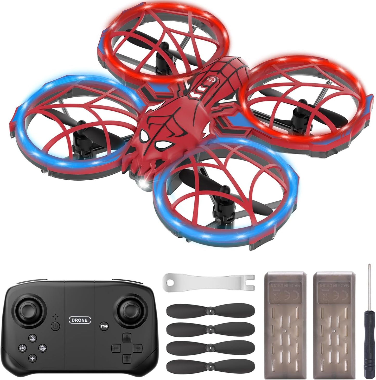 Spider Mini Drone for Kids with 3 Lighting Effects and More