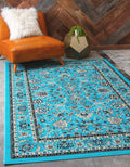 Unique Loom Sialk Hill Area Rug - Washington 5 ft 3 in x 8 ft