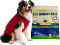 Dog Surgical Recovery Suit Medium Red - Onesie for Spay and Neuter