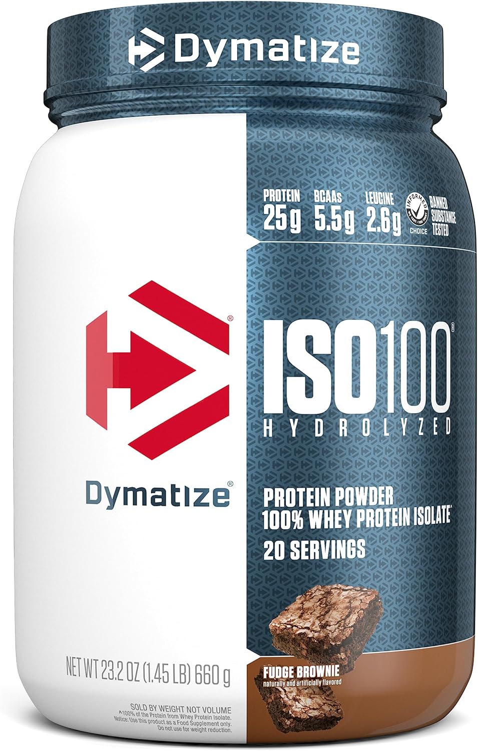 Dymatize ISO100 Whey Protein Powder Isolate for Muscle Growth