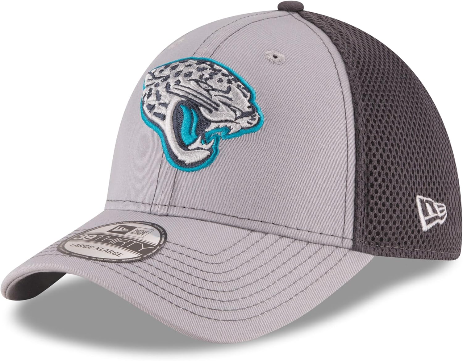 NFL 39THIRTY Grayed Out Neo Logo Stretch Fit Flex Cap Hat