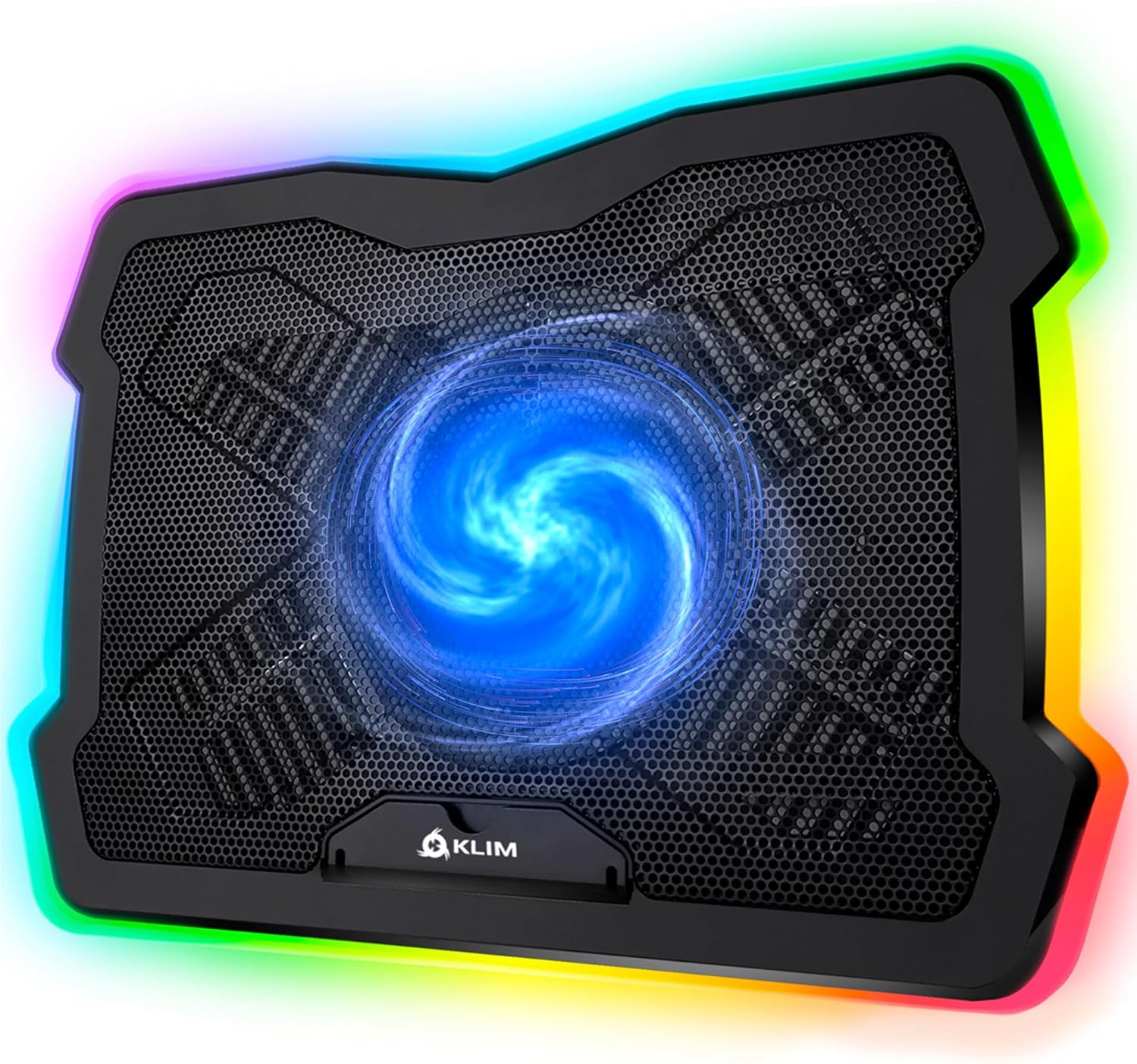 KLIM Ultimate RGB Laptop Cooling Pad - Silent & Stylish Design