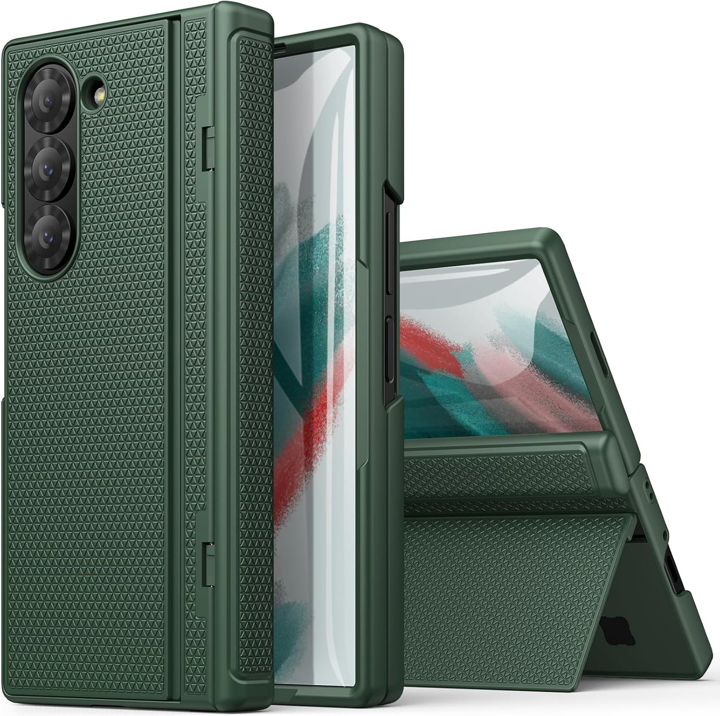 Samsung Galaxy Z Fold 6 Case with Kickstand & Hinge Protection
