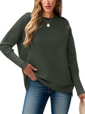 Oversized Batwing Ribbed Knit Sweater - Cozy Fall Staple