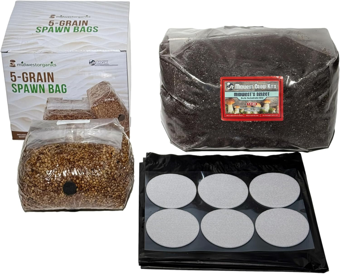 Complete Refill Kit for Medium 48Q Monotub - Grow Your Mycelium