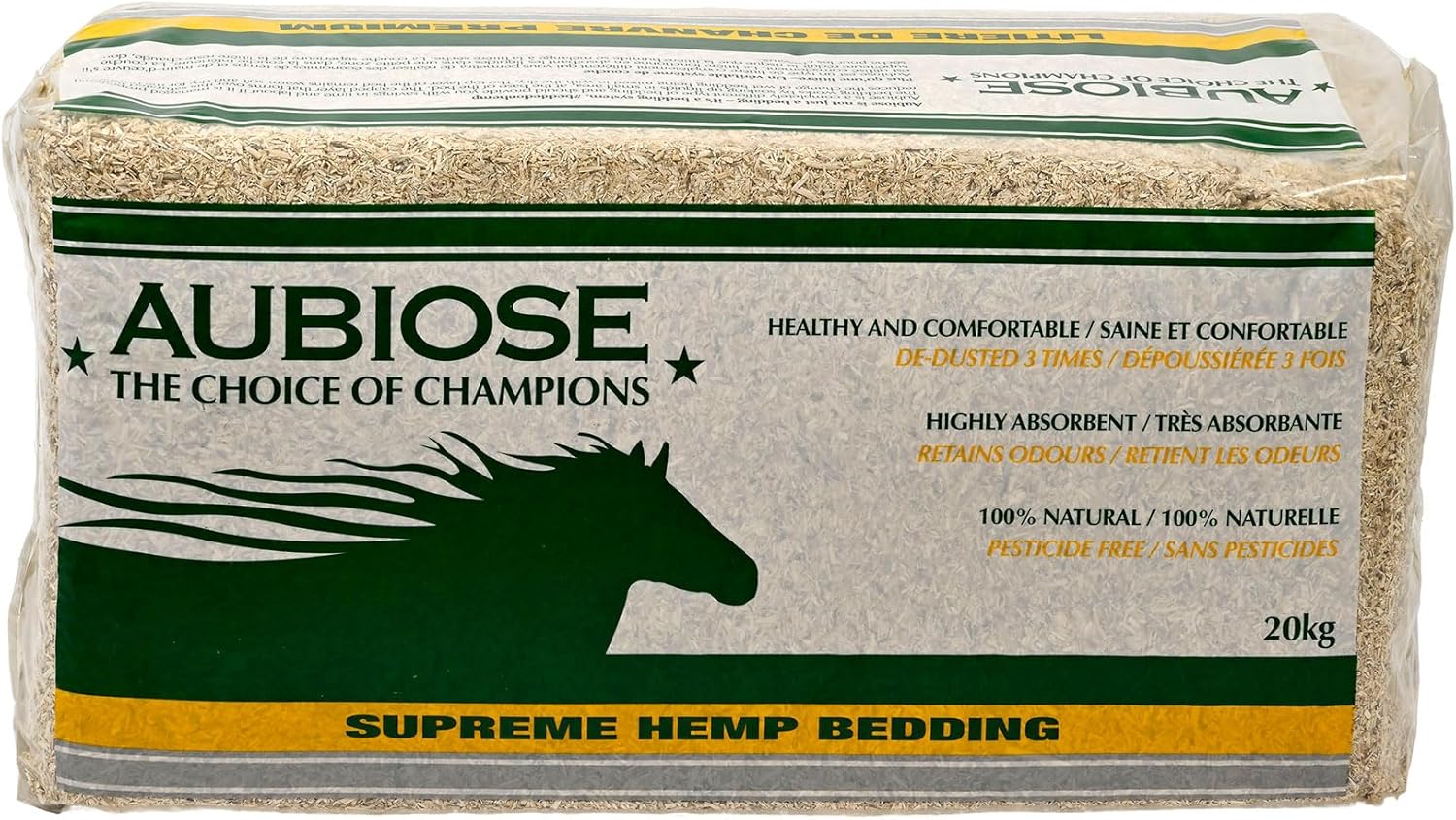 High Grade French Hemp Bedding for Horses and Small Animals