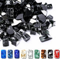 Onyx Black Fire Glass for Fire Pit - 20 lb 1/2 in High Luster