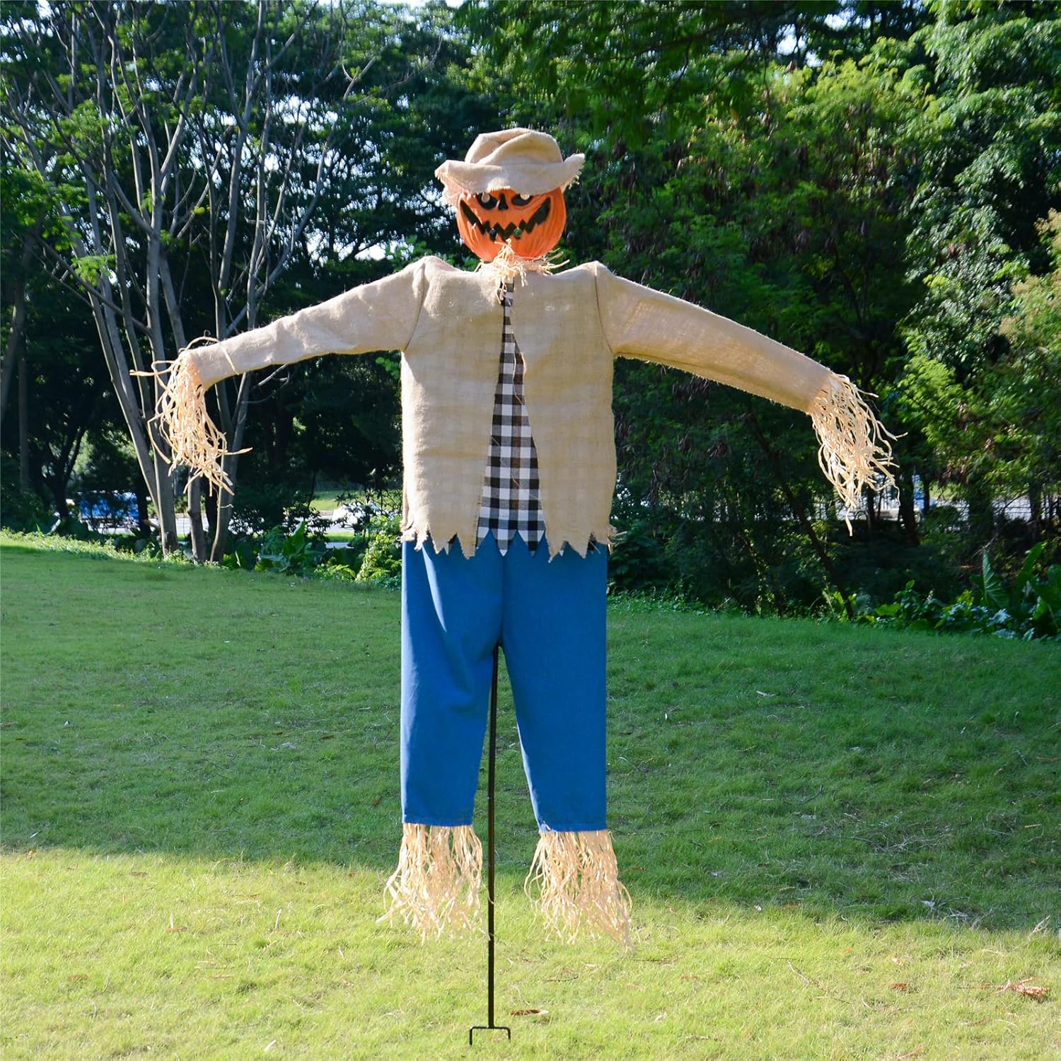 Halloween Scarecrow Ghost Decorations for Outdoor Fun