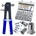Pressure Rivet Nut Tool Kit 430Pcs Metric Rivet Nuts - Durable Kit