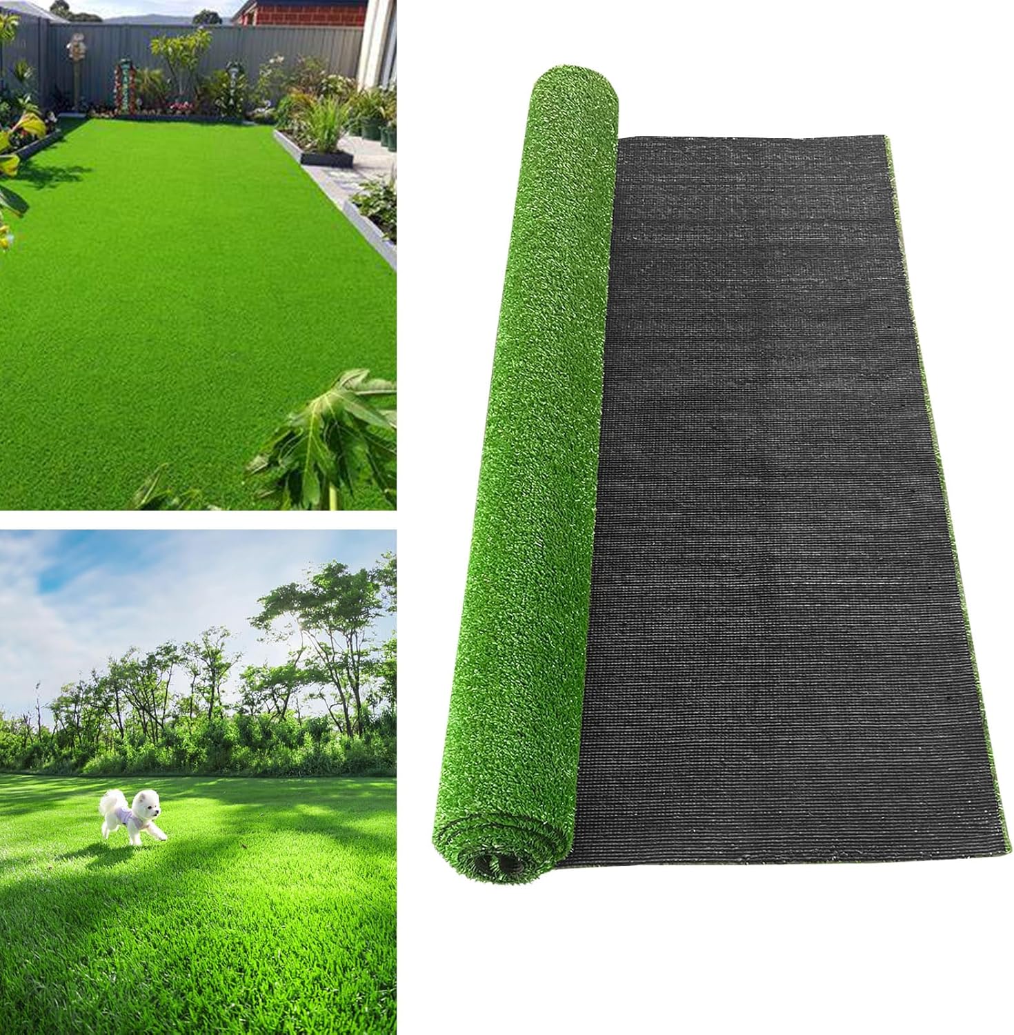 LVBAO Artificial Grass Turf Lawn Rug for Indoor and Outdoor Use
