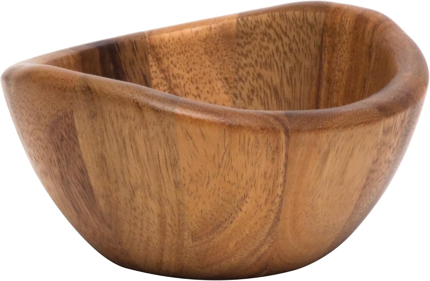 Lipper International Acacia Wave Serving Bowl Set of 4 for Fruits