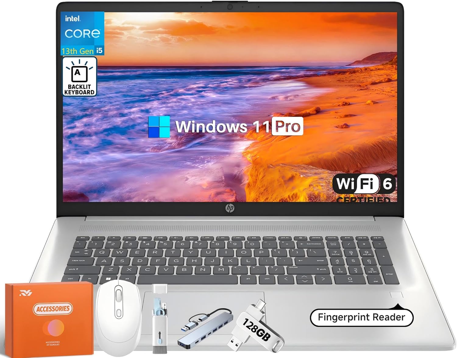 HP 17 Inch Laptop for Business & Students with i5 Processor