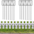 Animal Barrier Fence 25 Pack 17in H x 10ft L - No Dig Garden Edge