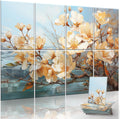 8 Pack Art Acoustic Panels 48x32 in - Echo Reduction