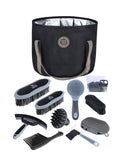 Complete Horse Grooming Kit with Organizer Tote for Easy Care