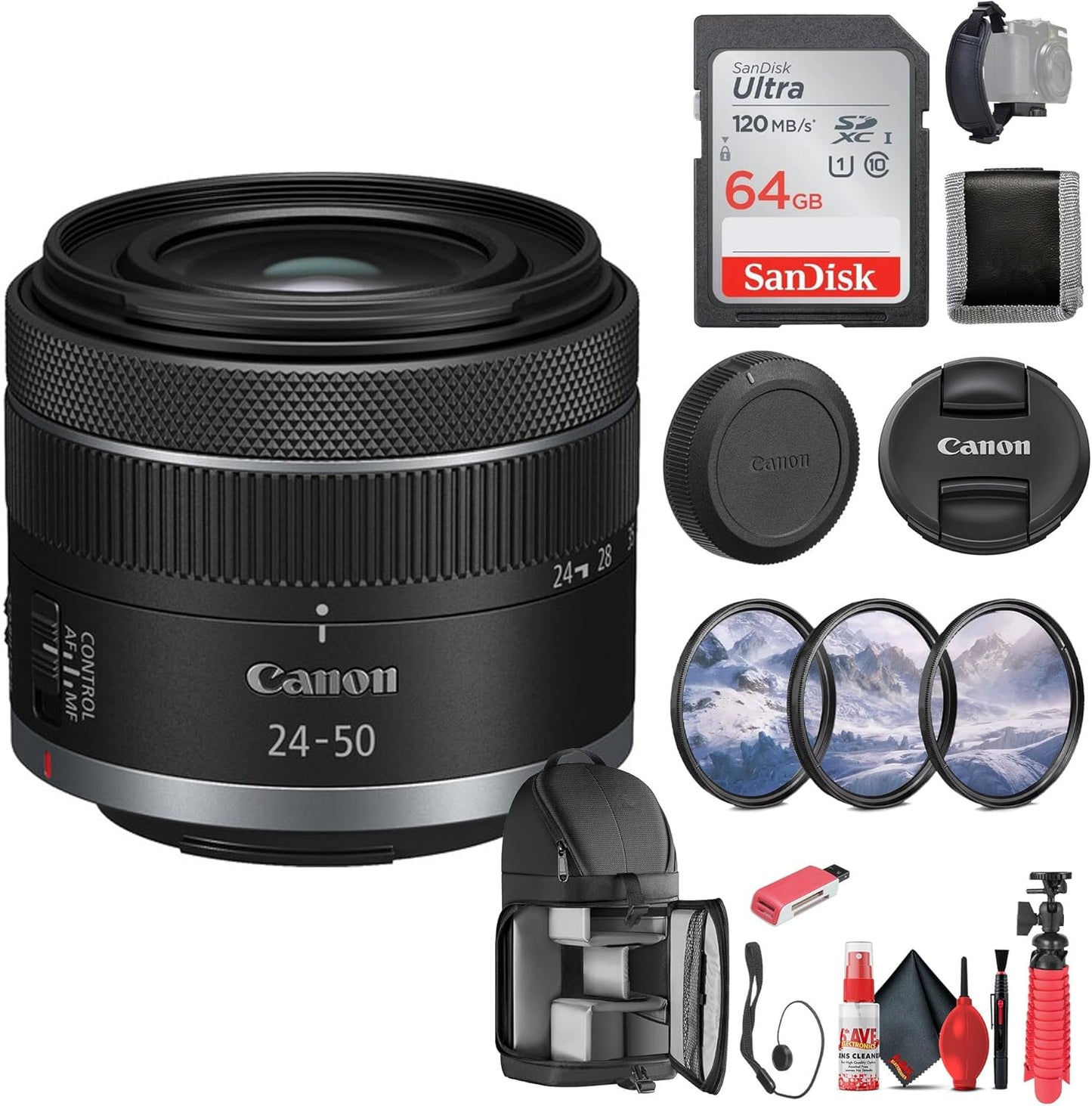 Canon RF 24-50mm f/4.5-6.3 IS STM Lens for Vlogging and Stills