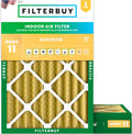 14x20x4 MERV 11 Air Filter 2-Pack - Pet & Allergy Defense