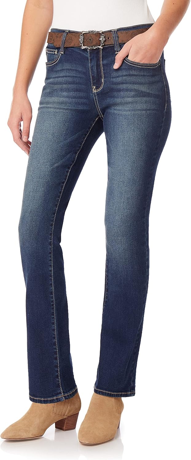 WallFlower Womens Legendary Slim Bootcut Jeans for Every Body