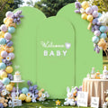 Light Sage Green Arch Cover 3 Set - Spandex Wedding Backdrop Covers