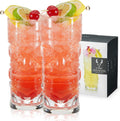 Premium Viski Tiki Glasses - Crystal Clear Glassware