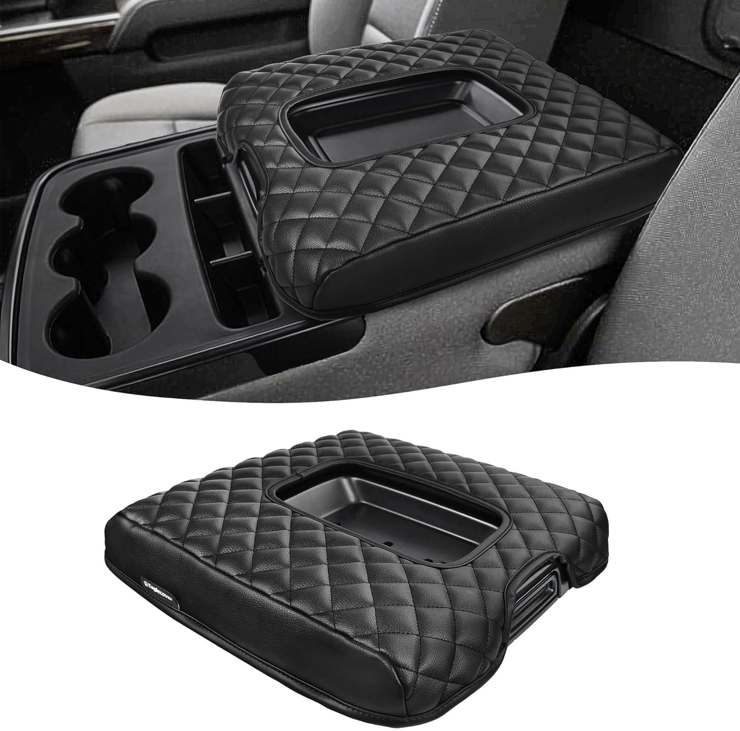 Center Console Cover for 2014-2018 Chevy Silverado & GMC Sierra
