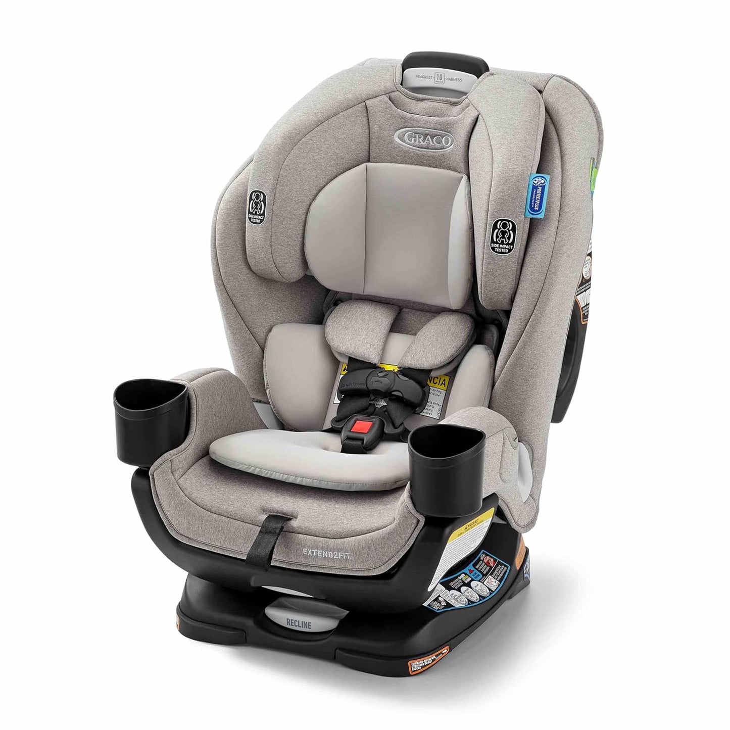 Graco Extend2Fit 3-in-1 Convertible Baby Car Seat for Safety