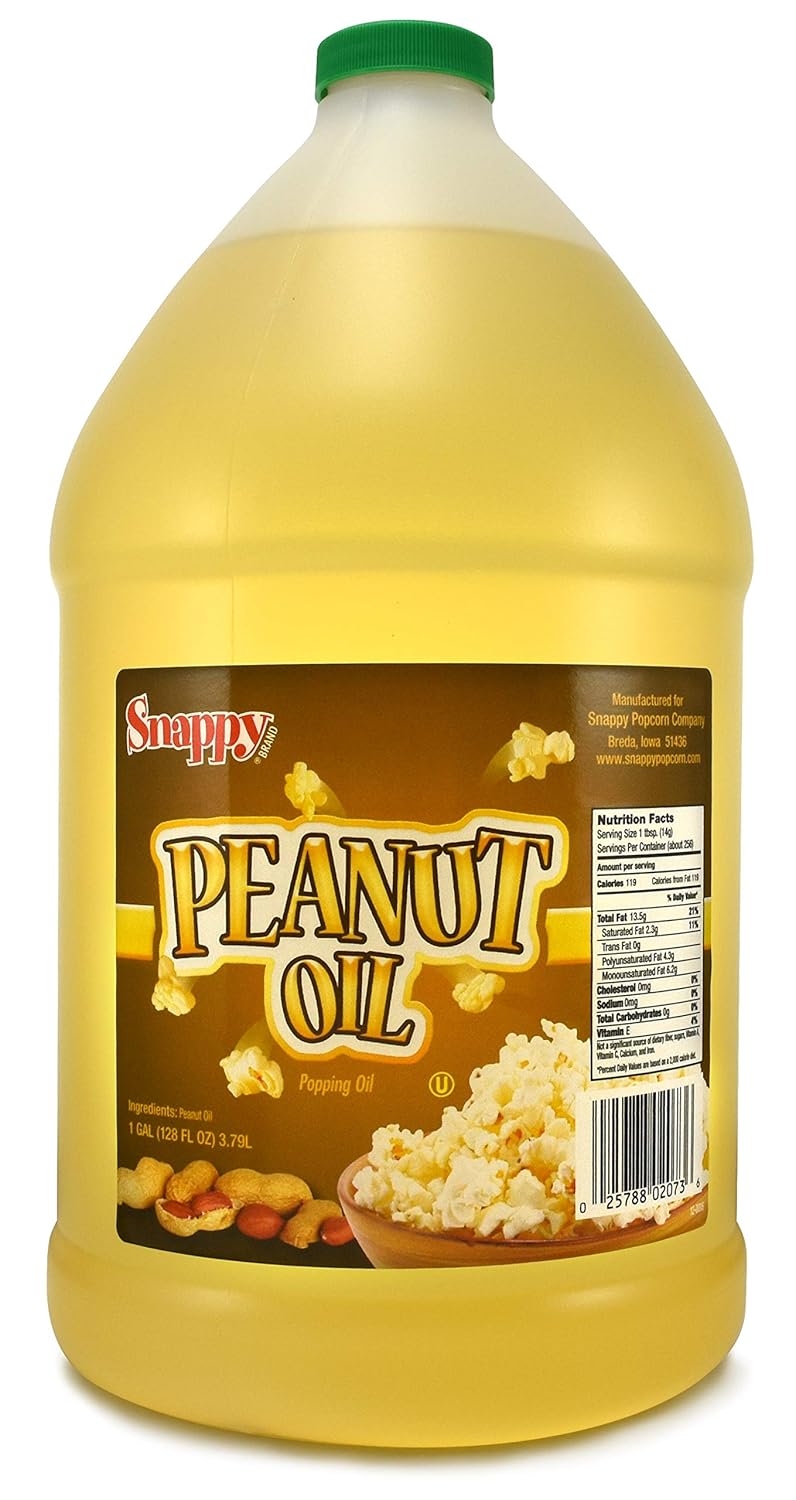 Snappy Pure Peanut Oil for Cooking and Deep Frying Needs