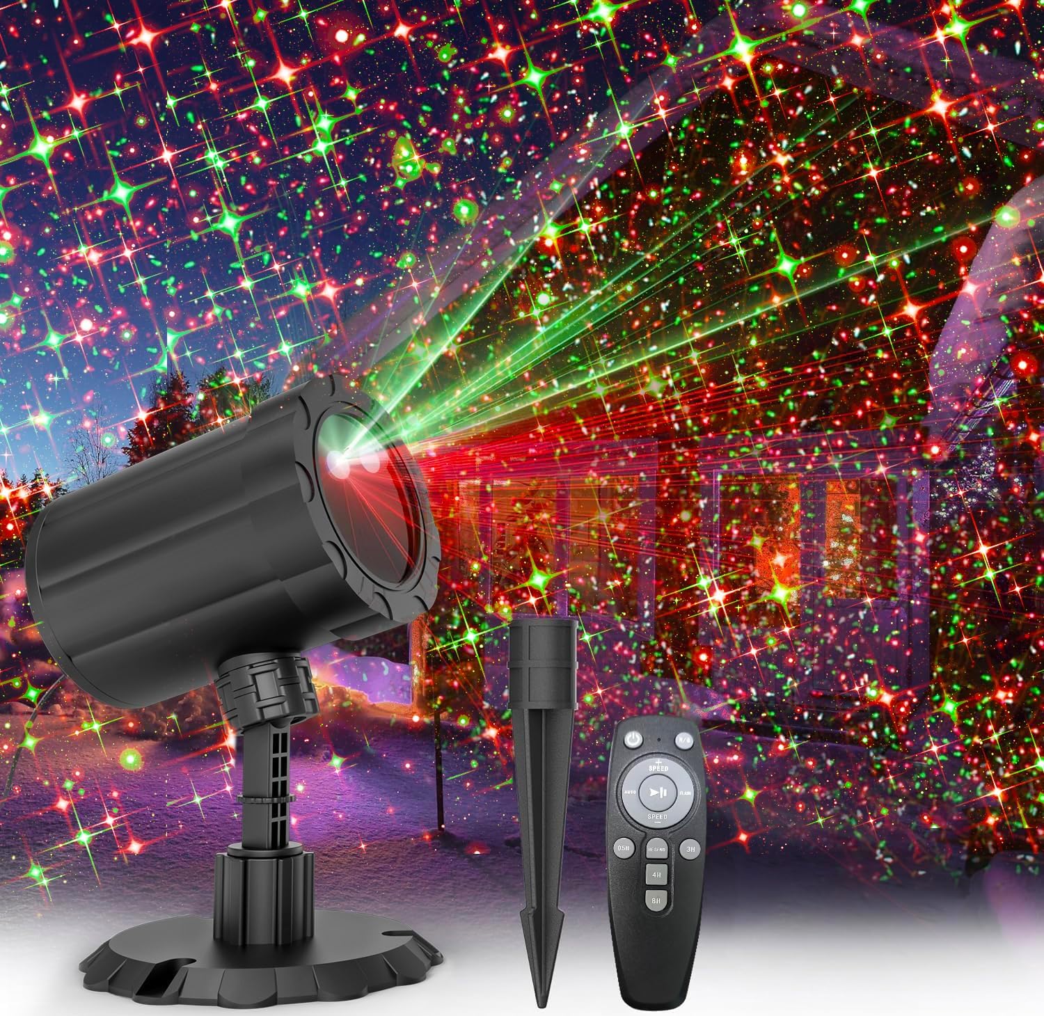 BLOFUN Outdoor Christmas Projector - Starlight Magic