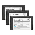 Charcoal Soap Bar for Men - Purifying, Hydrating 3-Bar Pack