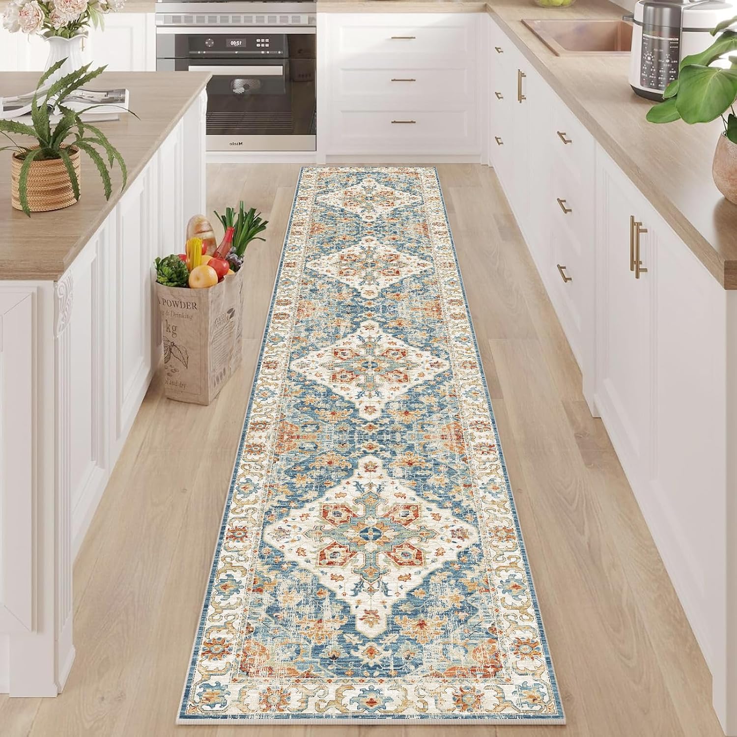 Enkor Runner Rugs for Hallway, Soft Non Slip Floor Rugs
