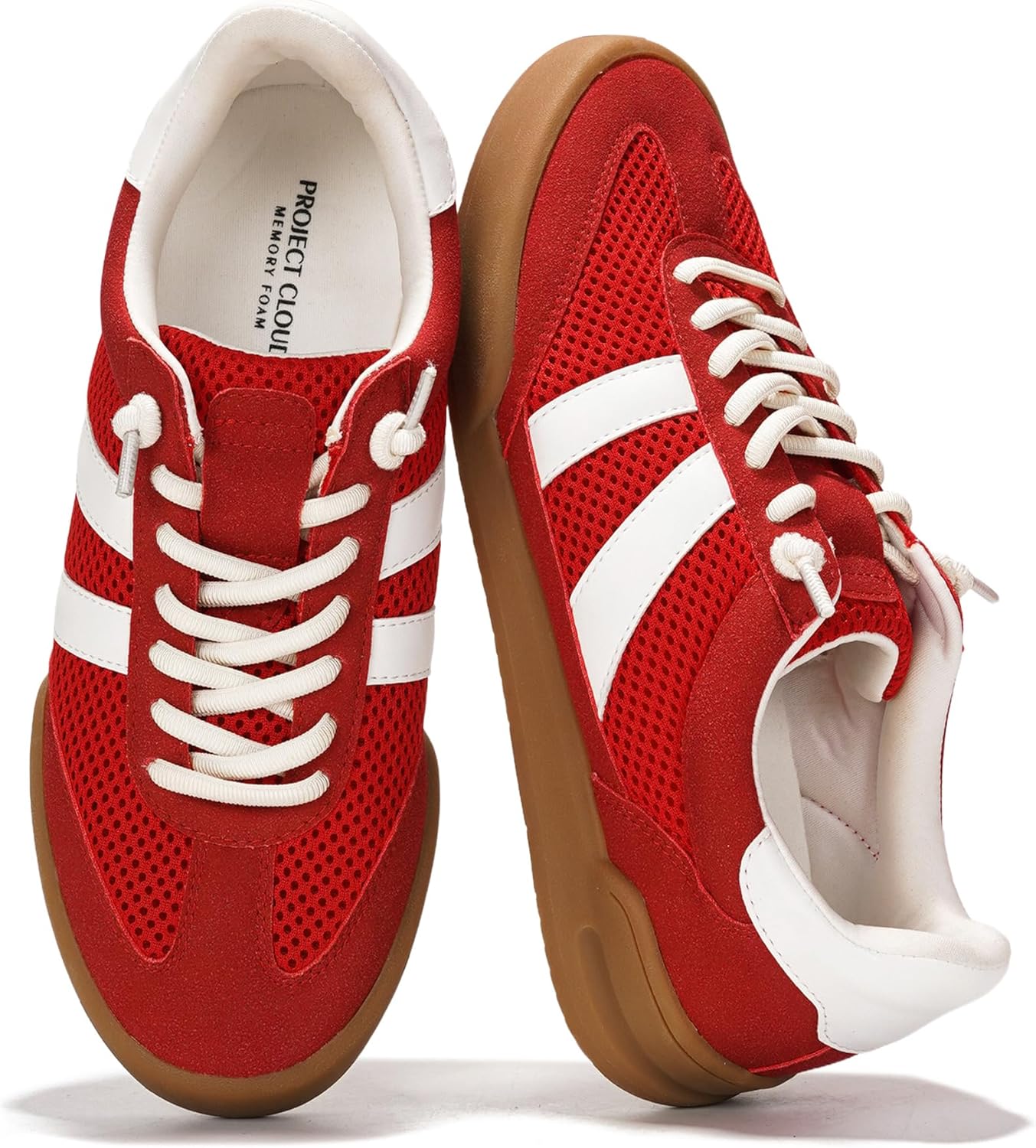 Project Cloud Genuine Leather Casual Sneakers for Women Comfort