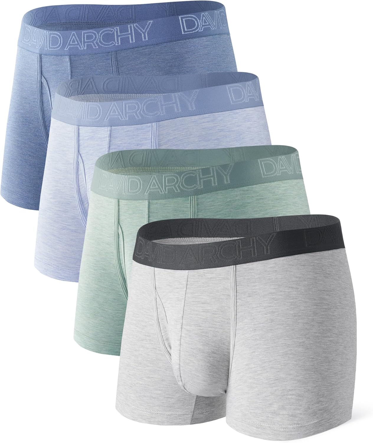 DAVID ARCHY Mens Underwear Boxer Briefs for Ultimate Comfort