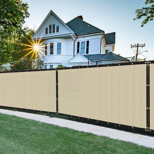 Customizable 90% Blockage Privacy Fence - Outdoor Yard Upgrade!