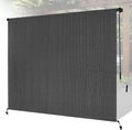 7ftW x 8ftH Gray Patio Shades for Outdoor Privacy & UV Protection