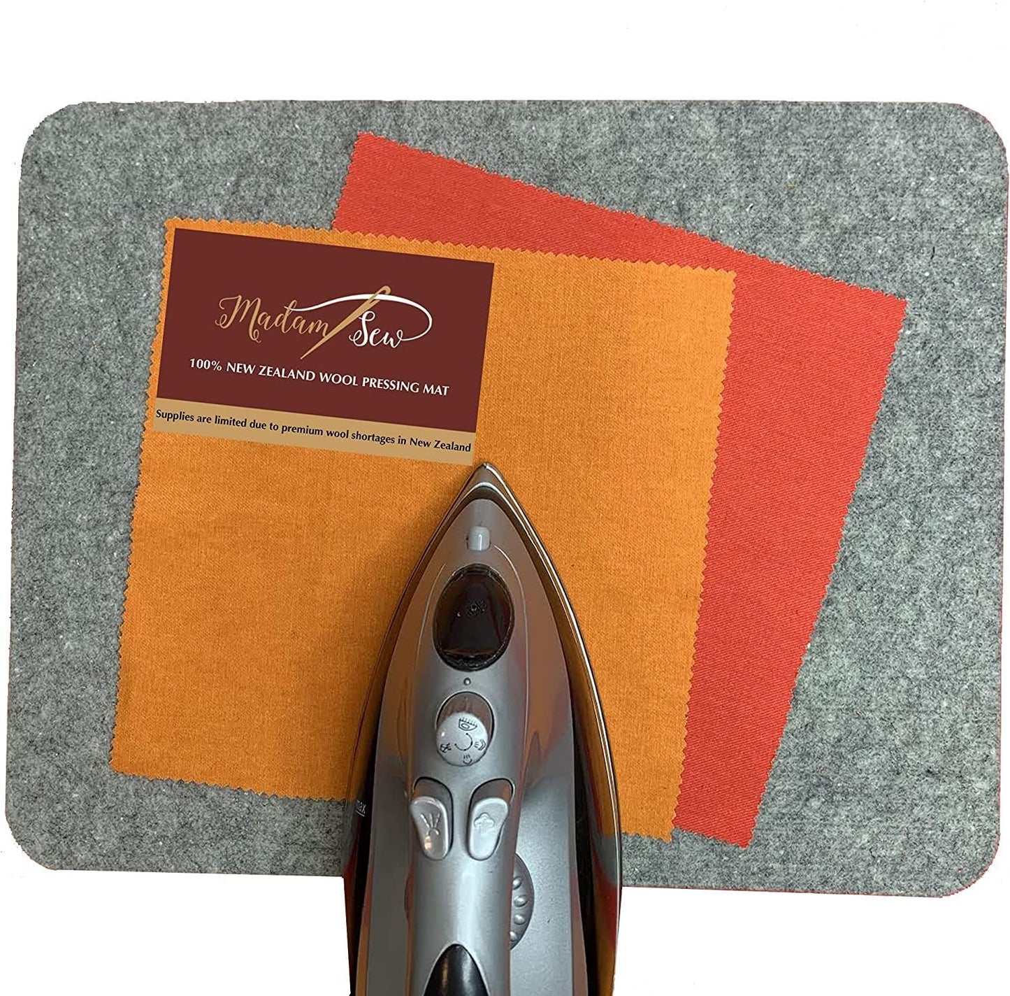 Madam Sew Wool Pressing Mat for Quilting - Extra Large 17 x 24